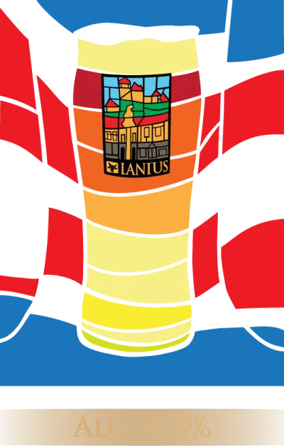 American Pale Ale 13° beer label