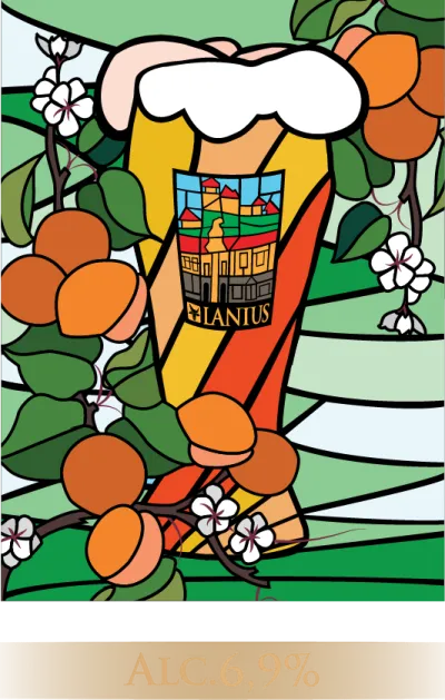 Etiketa piva Apricot Saison 11°