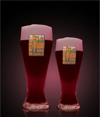 Pivo Belgian Cassis Saison 15° v pohári