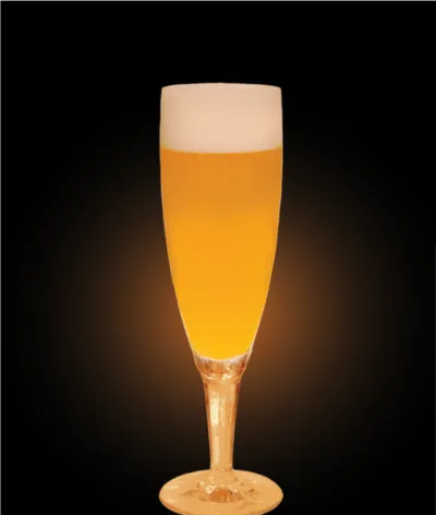 Pivo Belgian IPA 15° v pohári