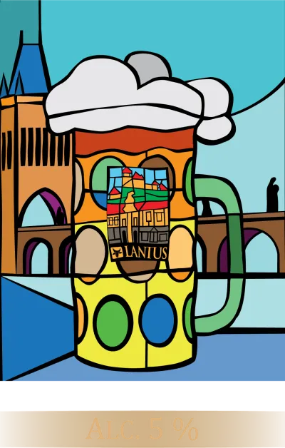 Etiketa piva Bohemian Ale 12°