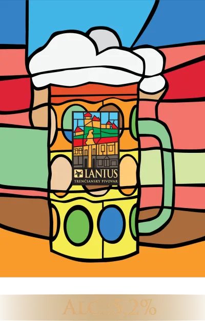 Bohemian Lager 12° beer label