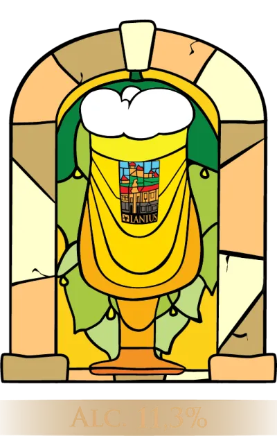 California Tripel 22° beer label