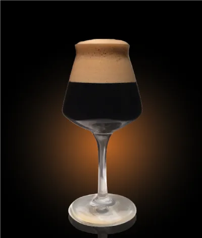 Pivo Coco Choco Stout 20° v pohári