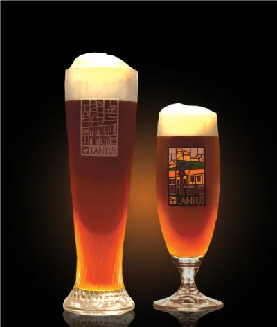 Pivo Columbus IPA 15° v pohári