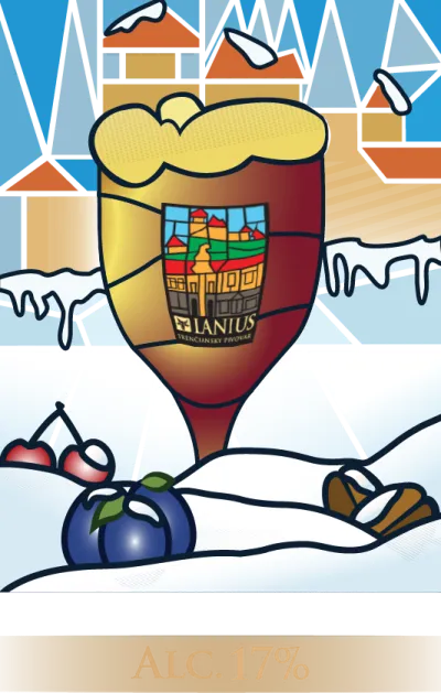Etiketa piva Lanius Eis 36°
