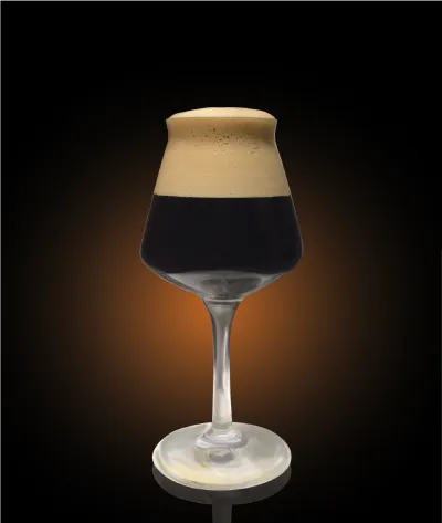 Pivo Fernet Stout 22° v pohári