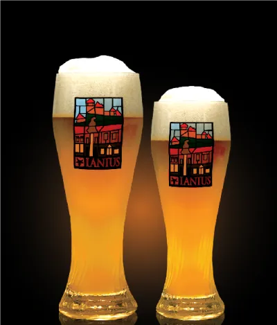 Pivo Helles Weizenbock 17° v pohári