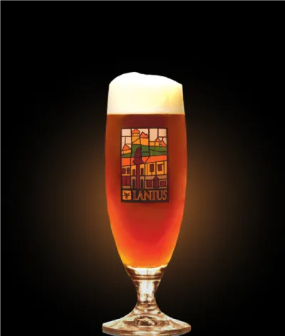 Pivo Imperial Red Ale 22° v pohári