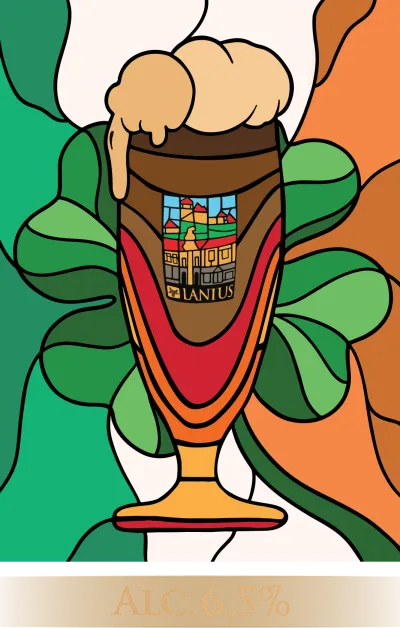 Etiketa piva Irish Stout 16°
