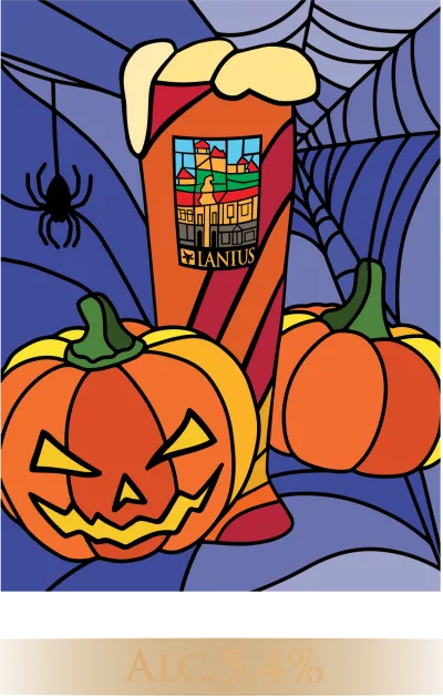 Etiketa piva Lanius Pumpkin 14°