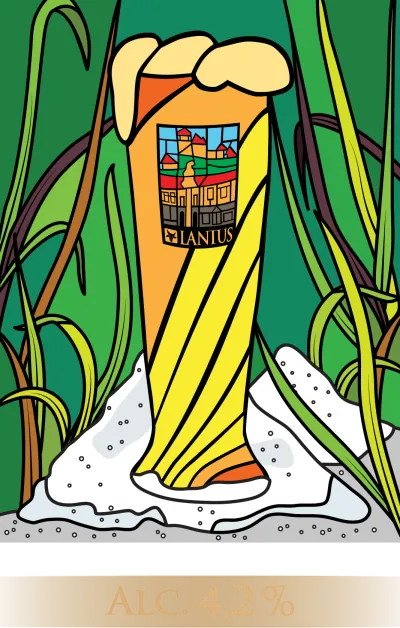 Lemongrass Gose 11° beer label