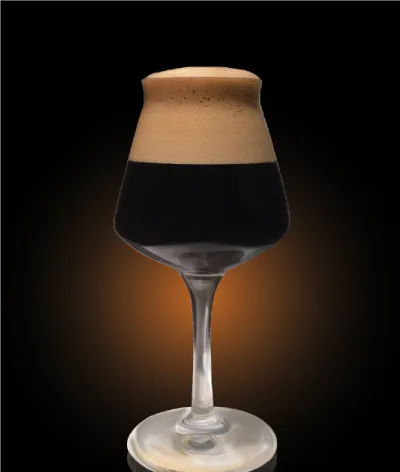Pivo Russian Imperial Stout 28° v pohári