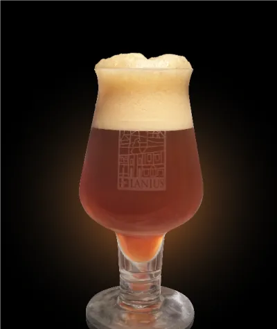 Pivo Smoked Bacon Ale 19° v pohári