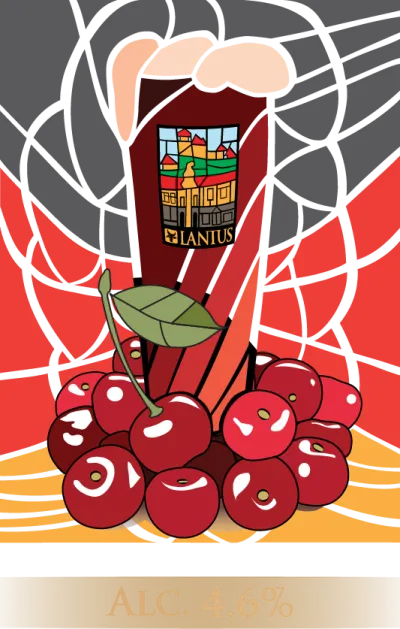 Etiketa piva Sour Cherry Gose 11°
