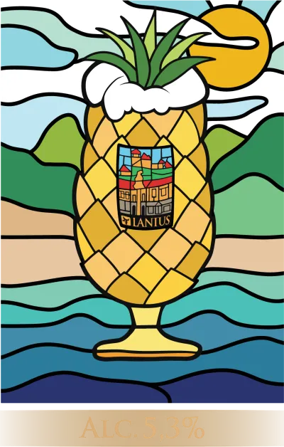 Etiketa piva Sterling IPA 15° The Pineapple