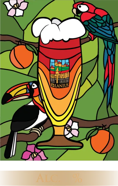 Etiketa piva Tropical IPA 14°