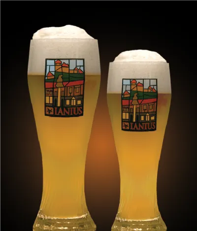 Pivo Weizenbier med a zázvor 13° v pohári