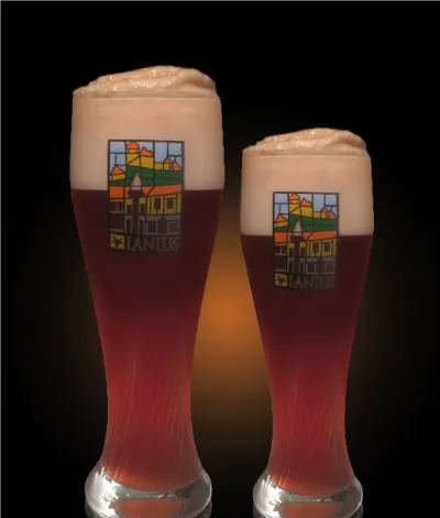 Pivo Wild Cherry Saison 11° v pohári