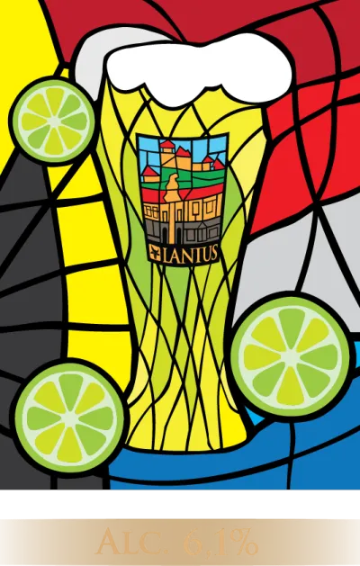 Etiketa piva Witbier Lime 13°