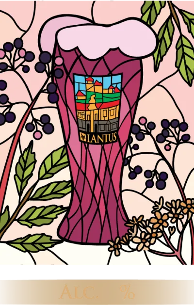 Etiketa piva Witbier Rosé 13°
